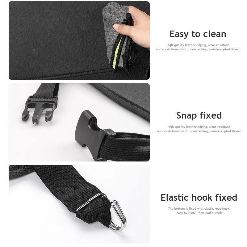1pcs PU Leather Car Anti-Kick Pad Accessory For Peugeot 206 207 3008 301 406 108 408 607 307 807 4008 107 308 106 208 407 205