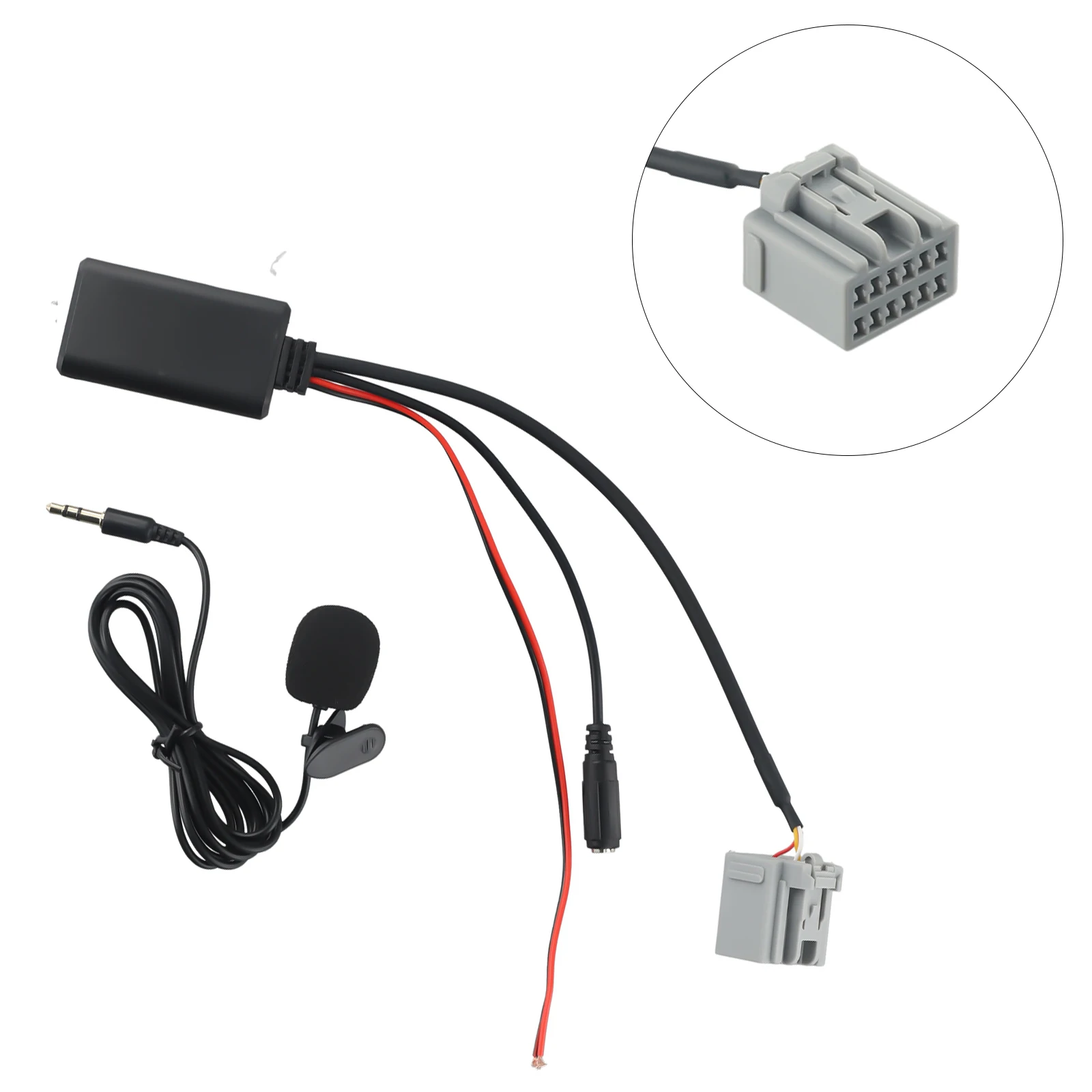 

Bluetooth-адаптер, Черный ABS-кабель с микрофоном, Автомобильный Bluetooth 5,0 для Ford Fiesta 2008-2010 2022, Новинка
