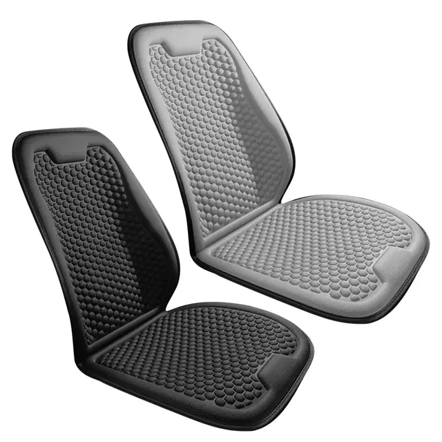 Car Seat Cooling Pad Ergonomic Breathable Universal Anti Slip Summer Automotive Seat Covers for Hot Weather SUV Truck RV Sedan 1