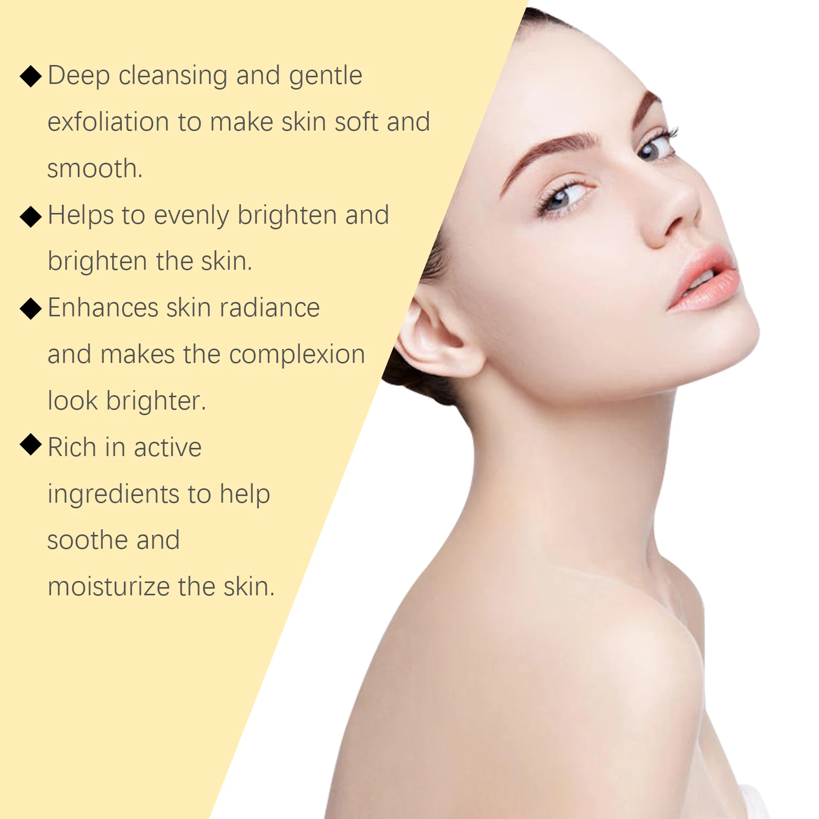 Turmeric Collagen Peel-Off Mask (with Scraper) - Cleansing, Moisturizing, Nourishing & Smoothing, Gentle Care for Facial Skin