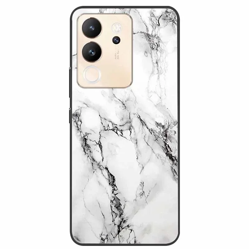 Lovely Marble Print TPU Silicone Phone Cover - Soft and Stylish Protection with Cool Design