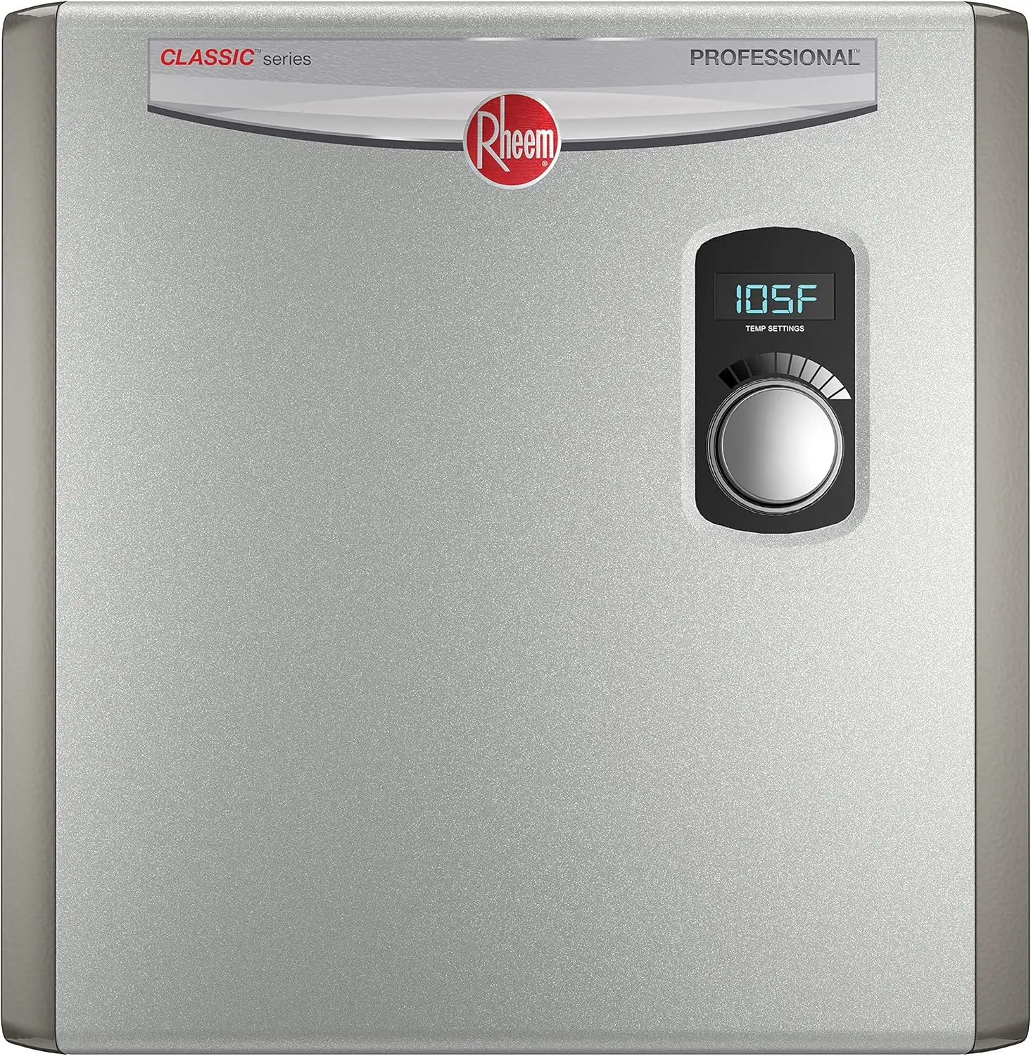 24 24kW 240V Electric Tankless Water Heater, Gray