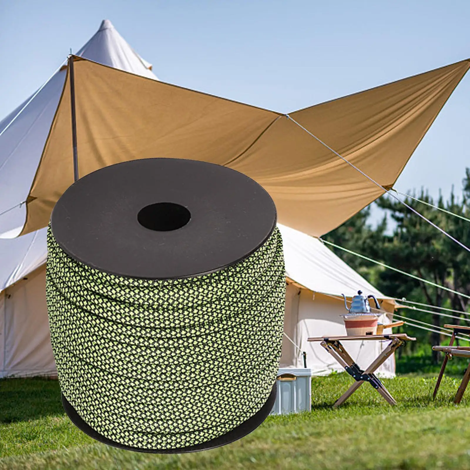  Paracord Camping Rope for Outdoor Survival and DIY Projects
