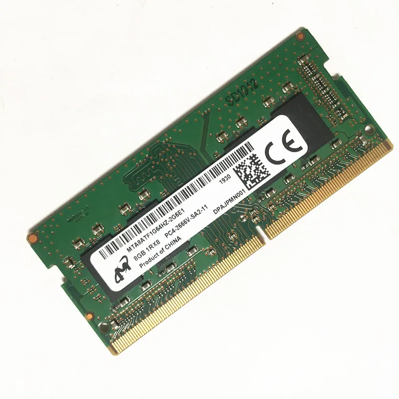 Micron Ddr4 8gb 2666mhz Ram gb 1rx8 Pc42666v-sa211 Ddr4 2666 gb de Memória Portátil - Imagem 3