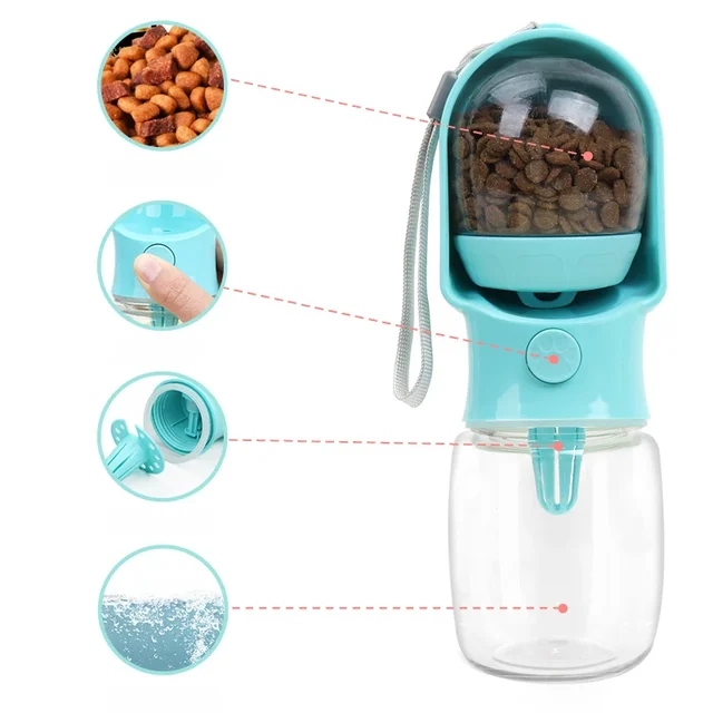 Dog Water Bottle Outdoor Cup Puppy Walking Bottle Portable Cup Pet Water Dispenser Pet Supplies Dog Accessories 2