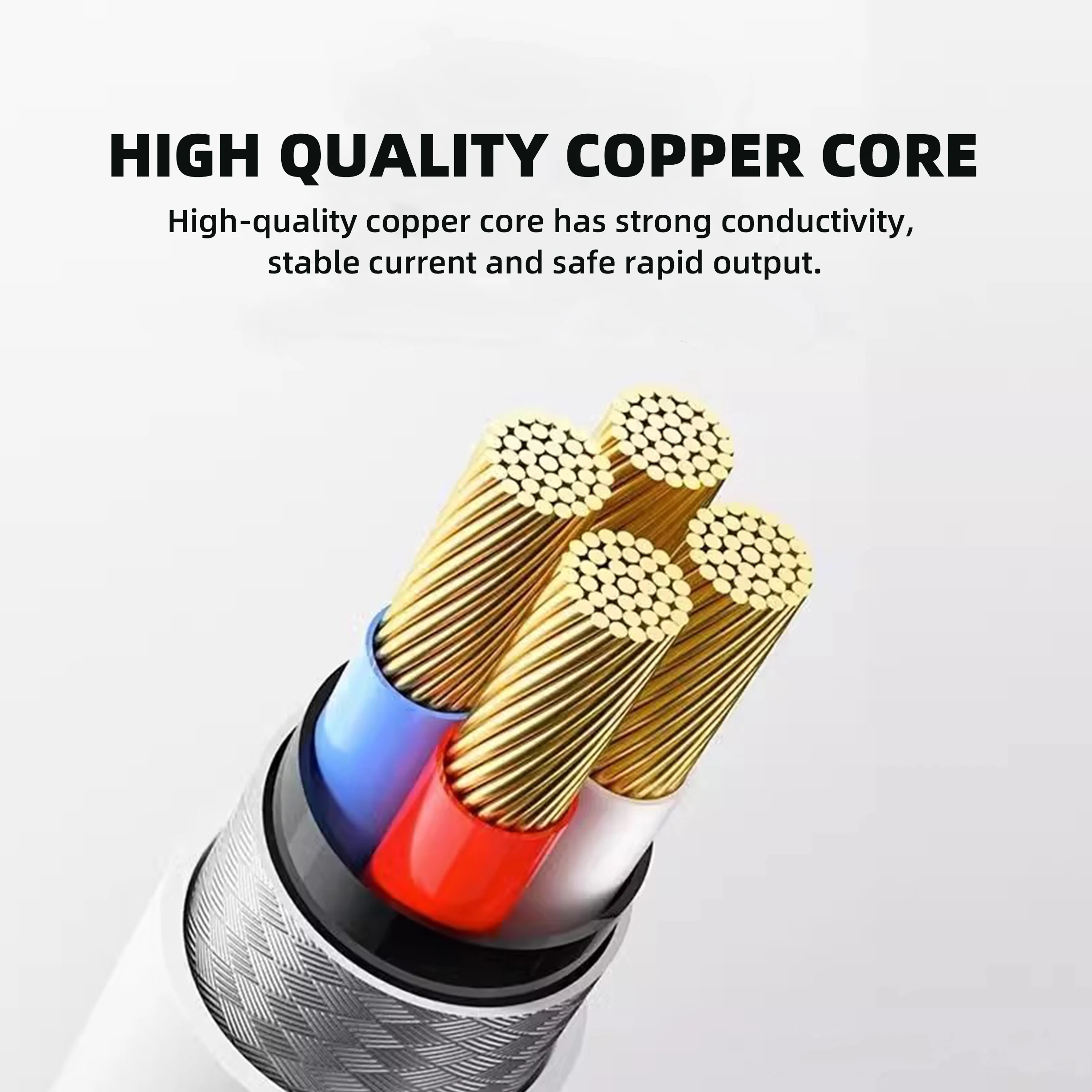 High-Speed 3ft Micro USB Cable for Data Transfer & Charging
