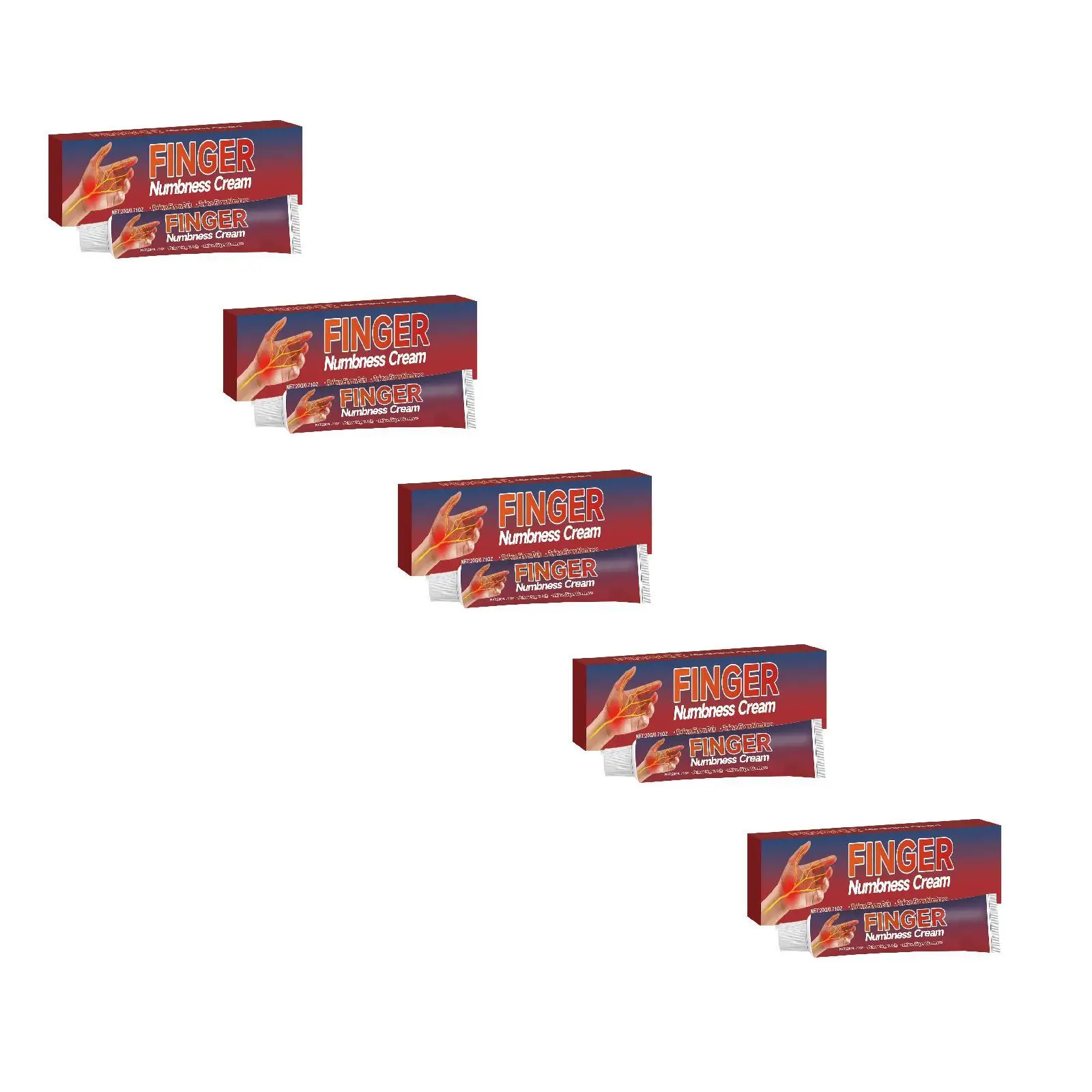 كريم موضعي لخدر الإصبع ، مرهم للعناية باليد ، تخفي...