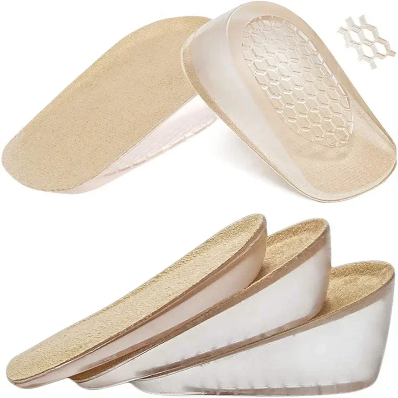 Gel Silicone Height Increase Insole Invisible Heel Lift Inserts - Main Image