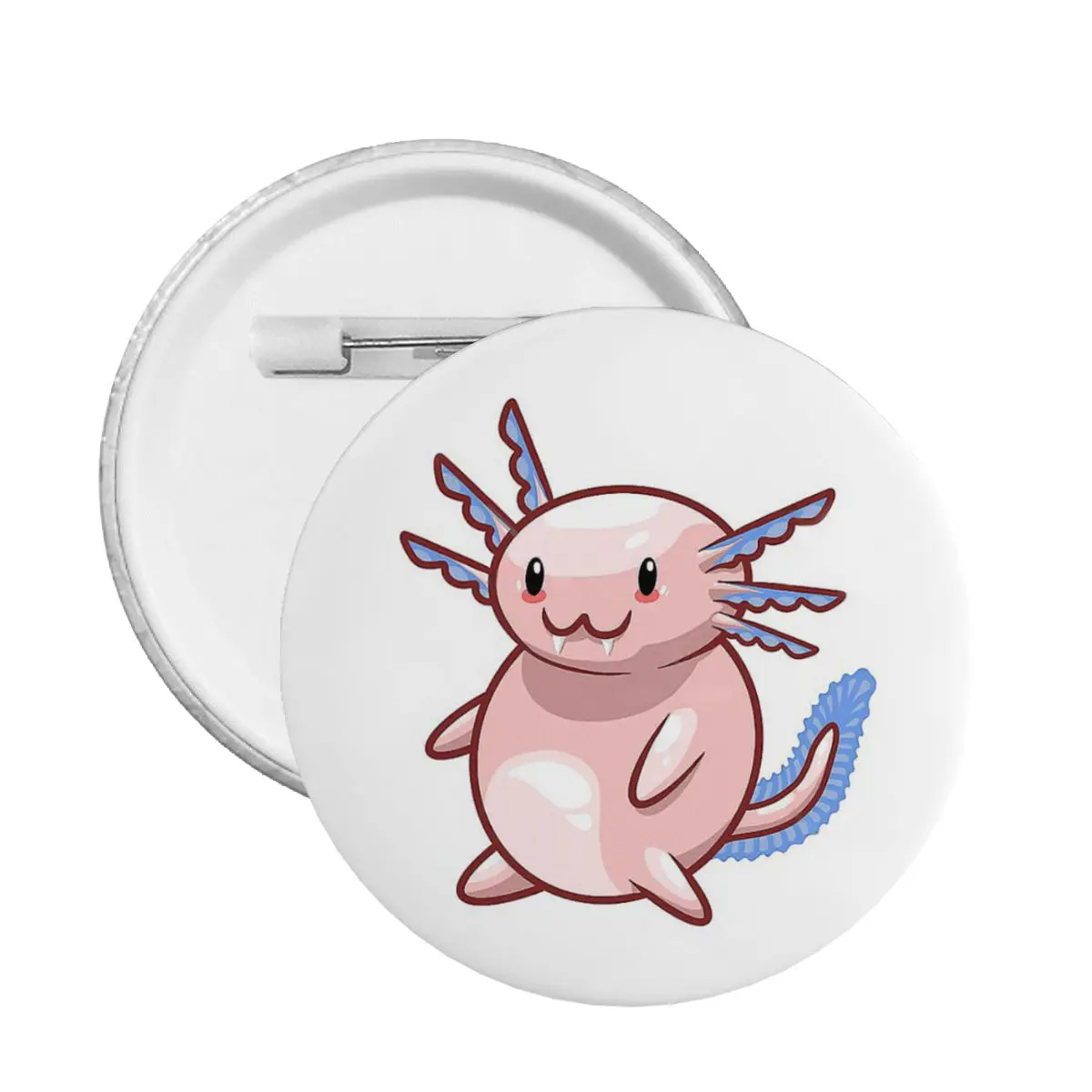 Vampirolotl Axolotl Hexagon Salamander Soft Button Pin Spilla Personalizzabile Friends Spilla Decorativa