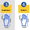 Children's Durable Gloves Labor Protection Waterproof Protective Gloves Non-Slip Children Safety Yard Work Gloves Latex Gloves 5