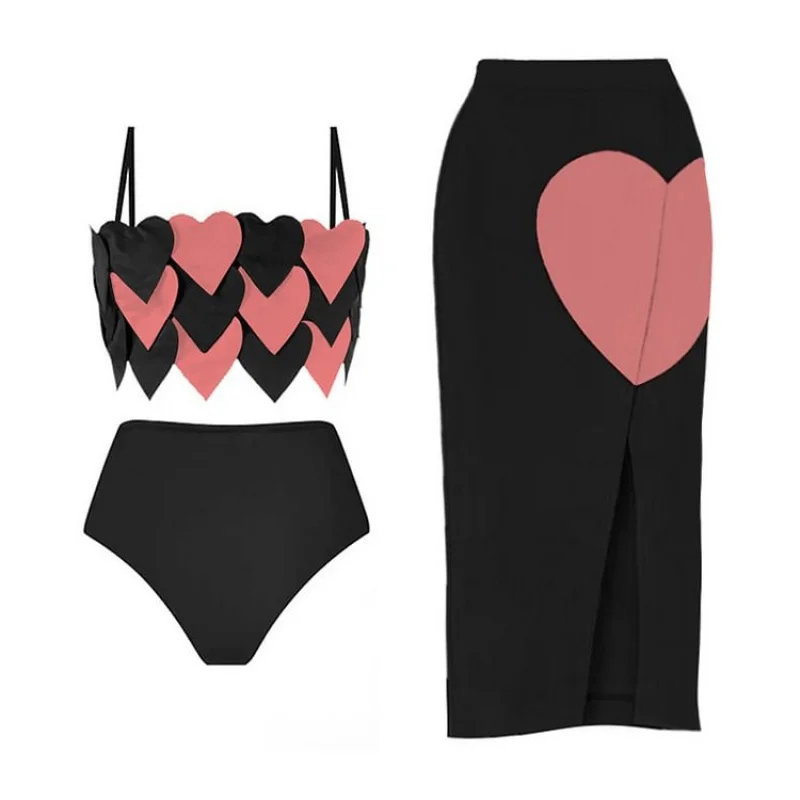 2024New Three-Piece Set Bikini Swimsuit Sexy Swimsuit Sexybikini