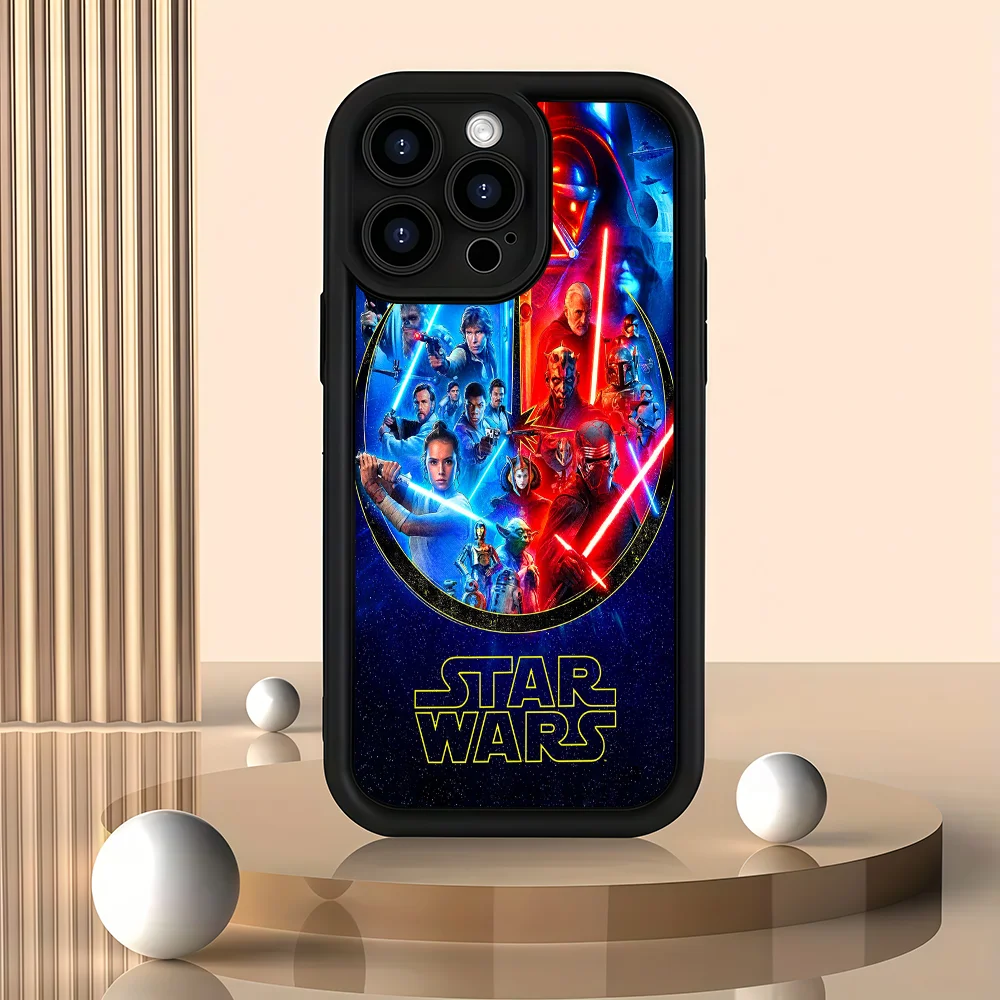 Star-Themed Anti-Slip Silicone Soft Phone Case