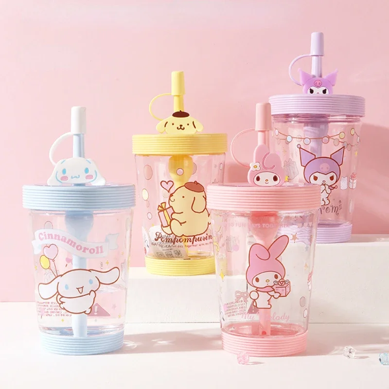 

MINISO Kawaii Sanrio бутылка для воды Kuromi Cinnamoroll Мультяшные детские игрушки для детей