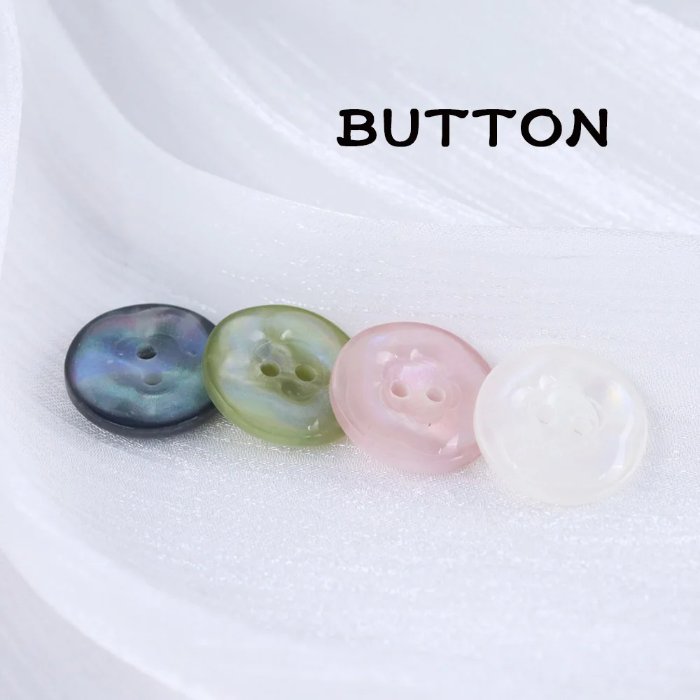 10팩 기발한 꽃 모양 단추 - 셔츠, 가디건 및 스웨터용 다채로운 2홀 꽃무늬 디자인