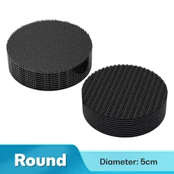 Double Sided High - Adhesive Anti - Skid Carpet Grip Tape Patches - 20pairs  40PCS (Round)