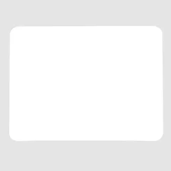 Silicone Waterproof Placemat - Heat Resistant, Anti - Skid, Washable & Durable - Rectangular (White)