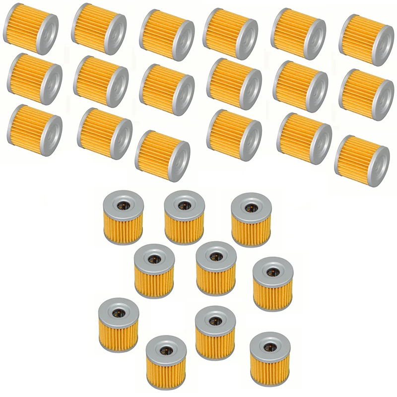 

OZOEMPT 28PCS Motorcycle Oil Filter Apply to 400 DVX 04-08 DVX TS 06-07 404 Dual Sport 404 Enduro 404XC KLX400 R/SR 03