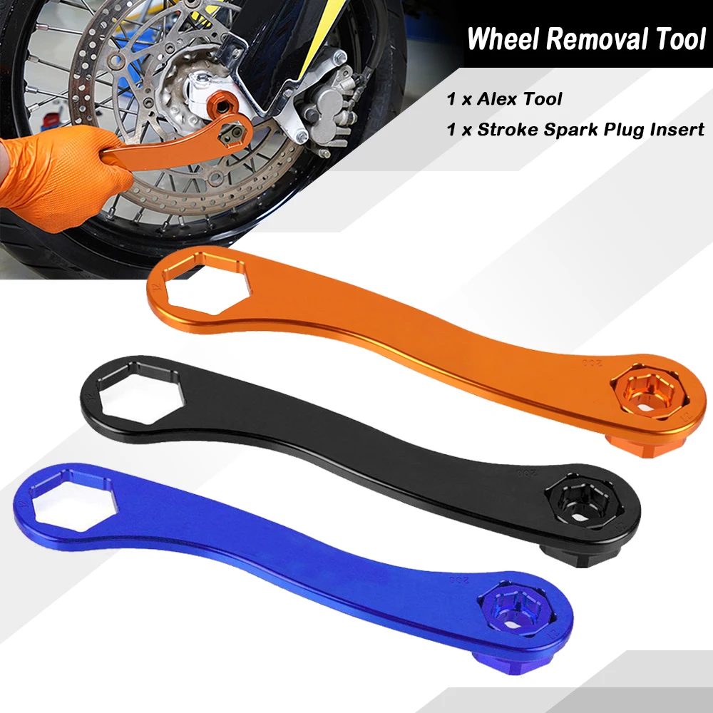 

17-27-32MM Front Rear Wheel Axle Wrench Removal Tool Spanner For HUSQVARNA TE/FE/TC/FC/TX/FX 125-701 2014-2021 2020 2019 2018