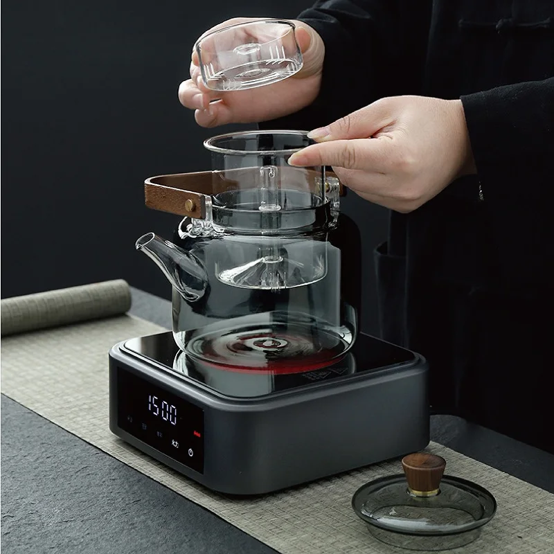 220V Smart Electric Ceramic Stove Tea Stove Electric Hot Plate Heater Heating Furnace HomeTea Maker Water Boiler 1500W