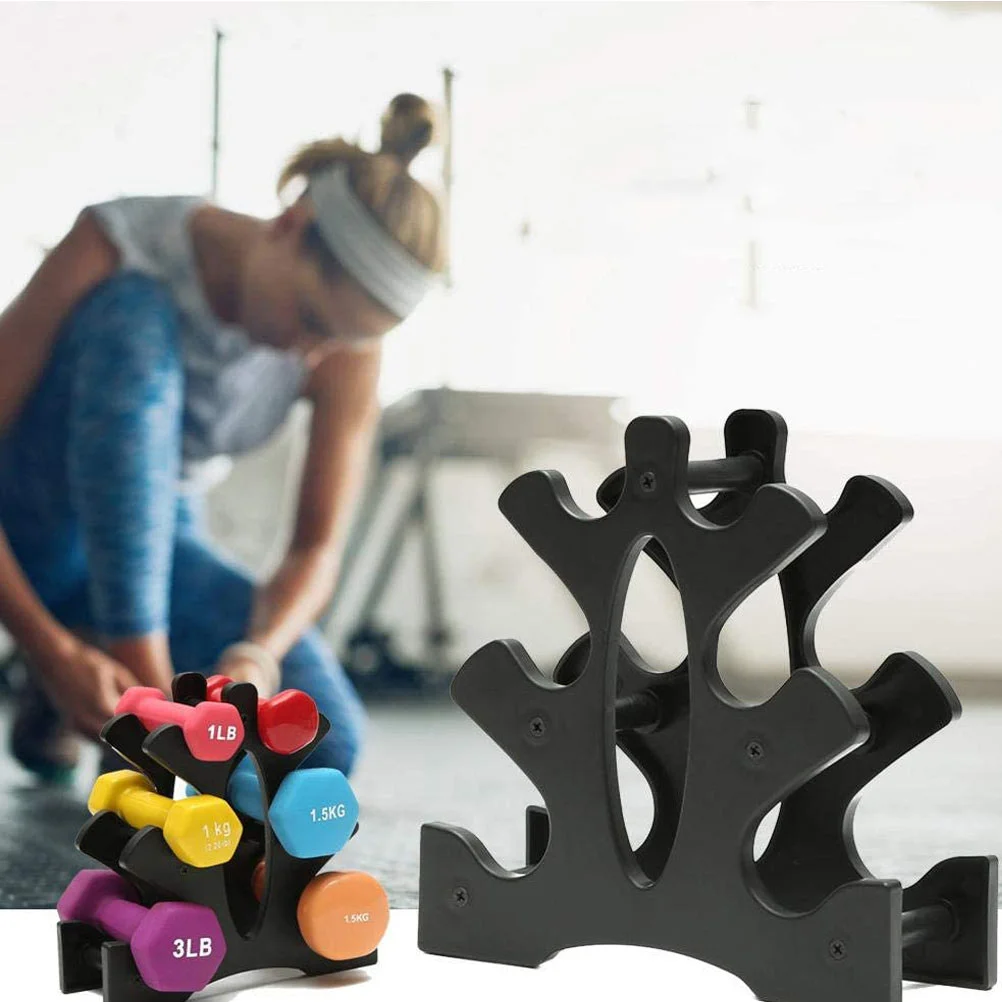 Dumbbell Bracket Practical Dumbbell Display Rack Storage Stand 1Pc