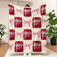 Unique Dr. Pepper Print blanket,Ultra-soft,Perfect for Sofa,Bed, Office,Travel- Machine Washable, Ideal Gift for Men and Women