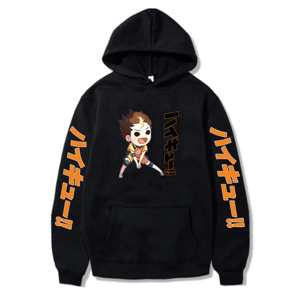 

Casual Hoody Haikyuu Hoodies Nishinoya Yuu Graphic Print Unisex Pullover Autumn Harajuku All-match Warm Man/Woman Sweatshirt