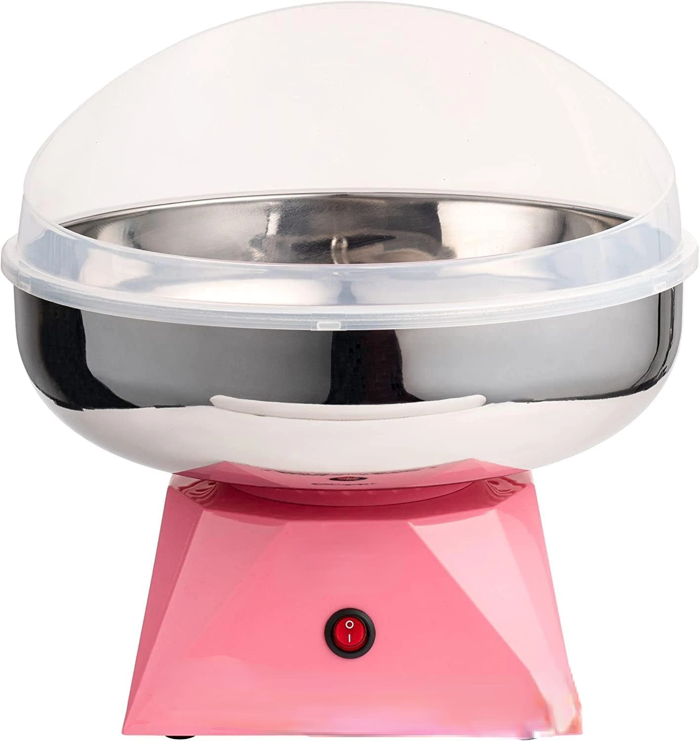 

Candy Machine with Stainless Steel Bowl 2.0 - Cotton Candy Maker, 10 Cones & Sugar Scoop - Nostalgic Household Cotton Candy Cot