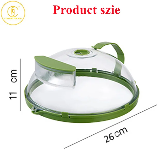 Creative Plastic Microwave cover for food Water Injection Diversion Section Oil Splash Proof Lid Family Kitchen Specialty Tools 5
