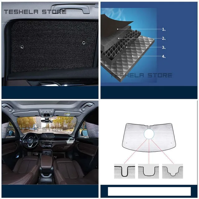 A Chery Tiggo 8 Plus Sunshades Uv Protection Függöny Napsütéses Film Visor Első Szélvédő Borítója Protector Autó Kiegészítők - Image 3