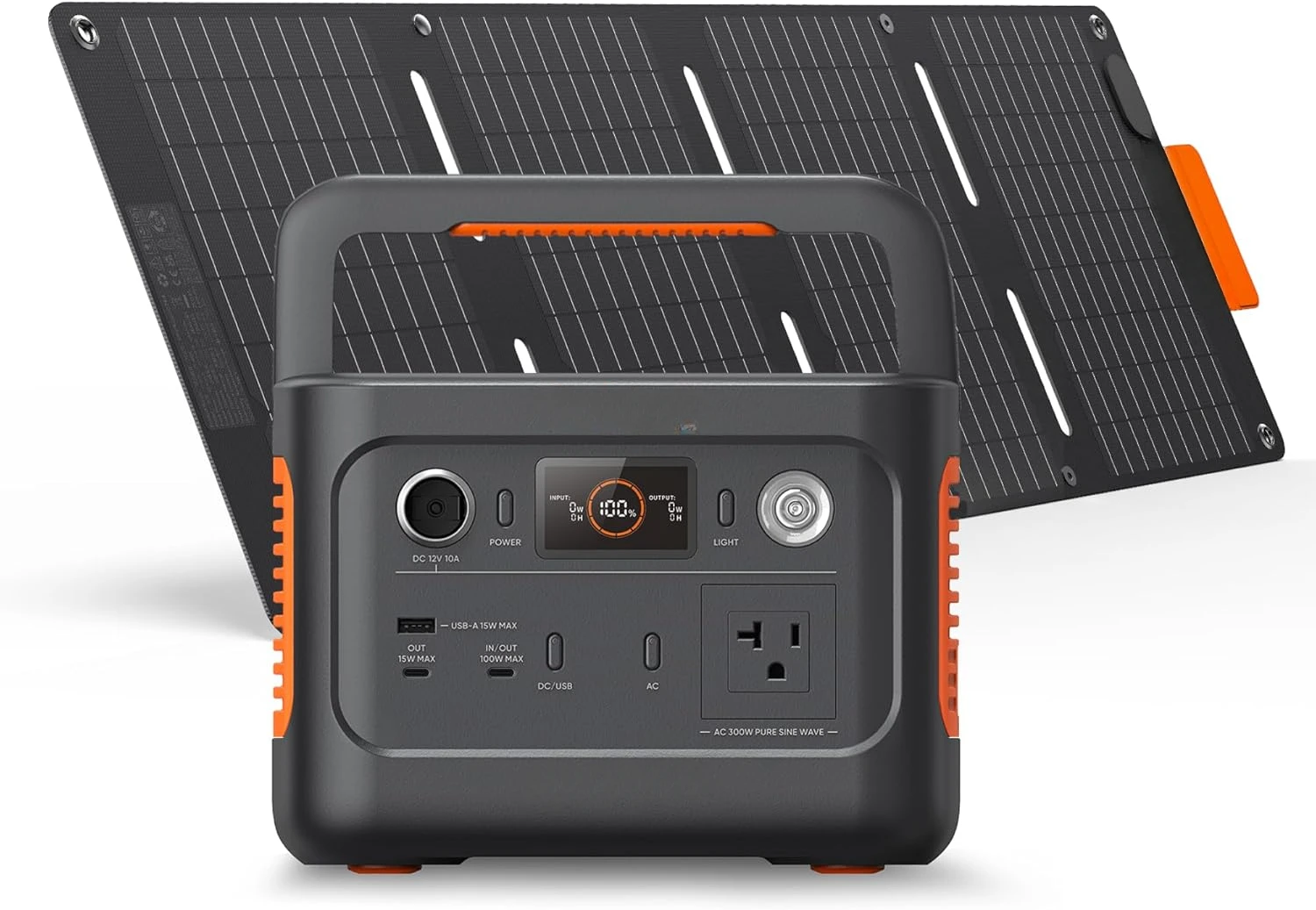 Description Picture 4 of itemSolar Generator 240 v2 and 40W Mini Solar Panel 2024 New Version, 256Wh LiFePO4 Battery, 300W AC & 100W USB-C Output