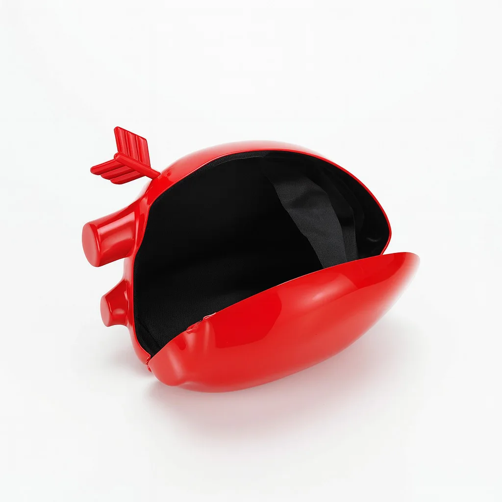 Shoulder Mini Handbag Brand New heart Red Animal Beach Women Female Lady Girl Acrylic Box Evening Wedding Ladies Party Bag