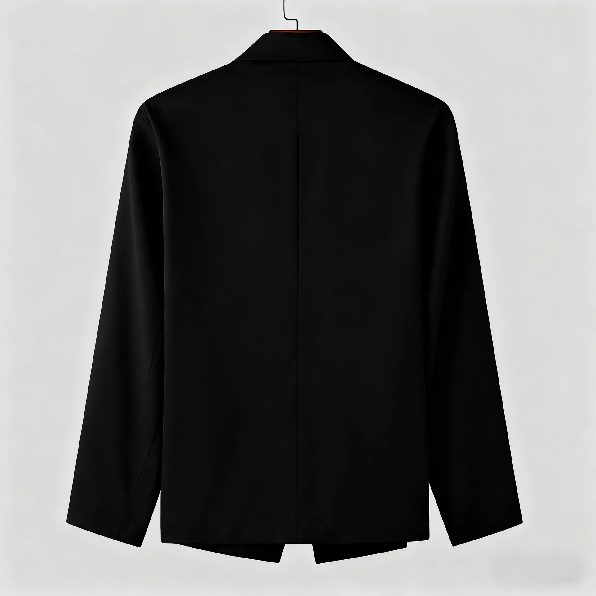 Ausgehöhlte, schicke Anzüge für Herren, Blazer, strukturierte Metallschnalle, einfarbig, langärmelig, Jacken, beliebte Slim-Fit-Performance-Kostüme – Detail 19