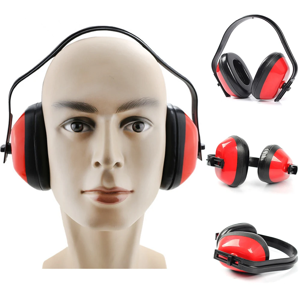 Hunting Earmuffs Plastic Soundproof Red Hearing Protection Ear