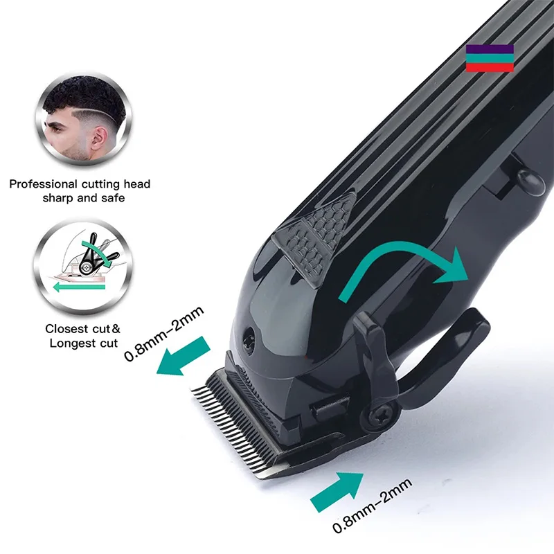 Rechargeable VGR Professional Hair Clipper Hair Trimmer For Men Shaver Cutting Machine Barber Accessories Cut Machin Beard