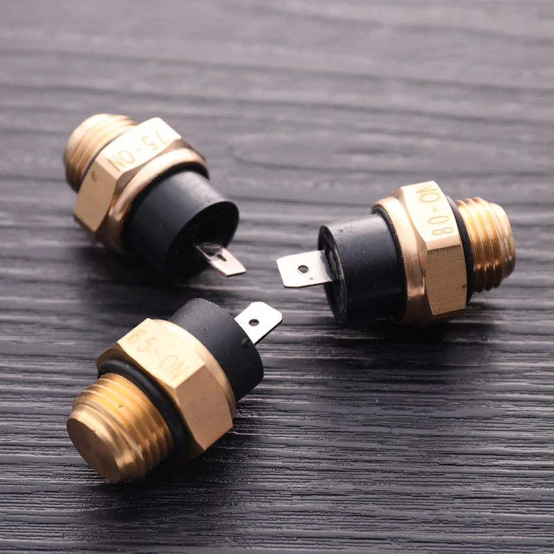 Engine Coolant Thermostat Motorcycle Electric Radiator Coolant Fan Water Temperature Thermostat Switch Temp Sensor M16 for 200 250 400 450