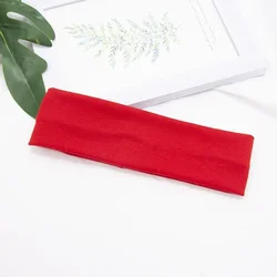 Stylish Elastic Headbands for Women - Versatile Sports & Fitness Hair Accessories (Red)