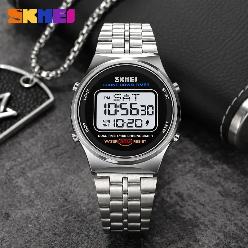 SKMEI 1882 Japan Digital movement Watches for Men Women Countdown Chrono Waterproof Sports Wristwatches Alarm Clock reloj hombre 3