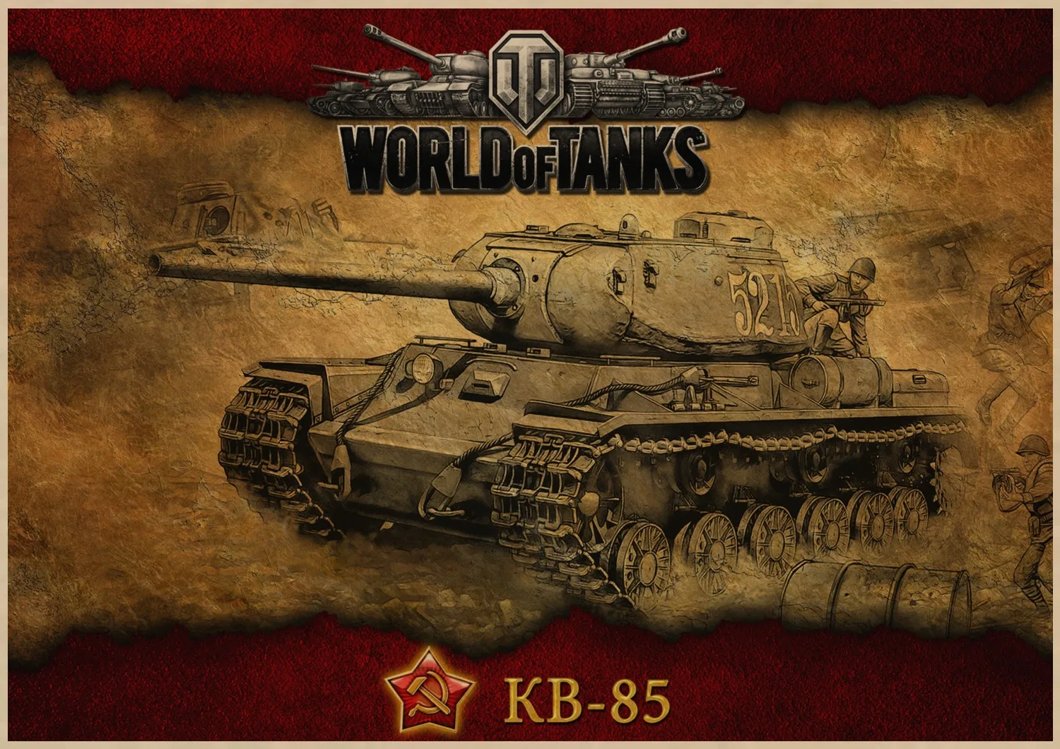 World of Tanks WOT B Gather Tank War Game Bar Cafe Living Room Dining Room Decor Paintings Wall Stickers Wall Decorations A1
