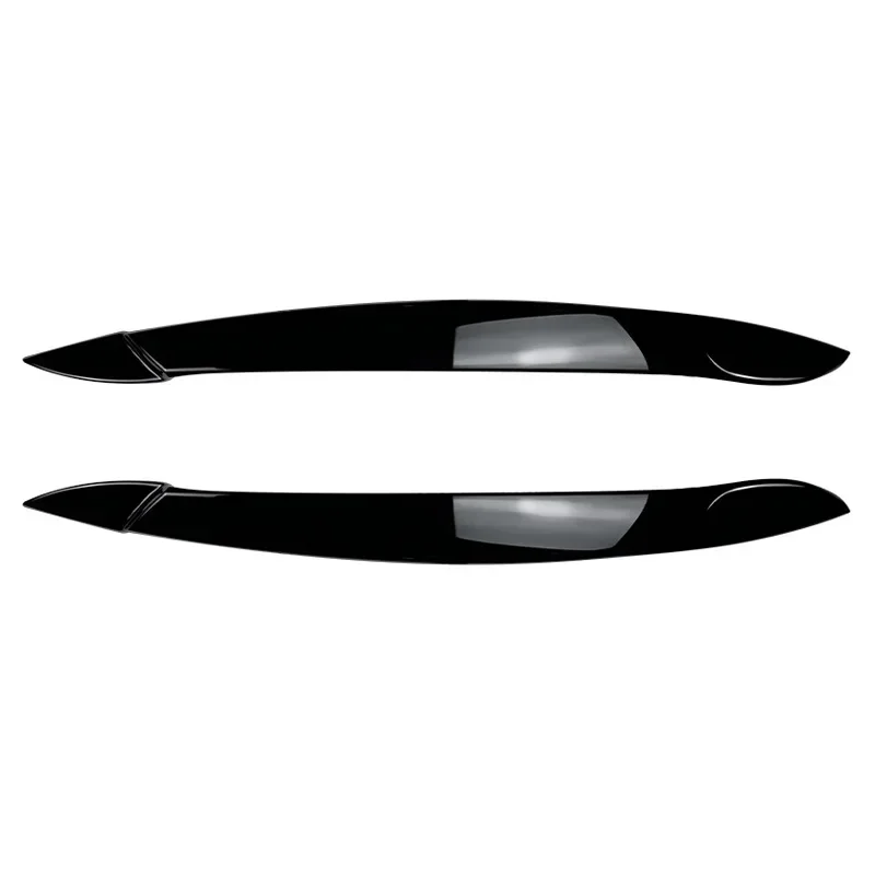 

For BMW X5 E70 Car Headlight Lamp Eyebrows Cover Trim Auto Eyelids Lids Head Light Eyebrow Gloss Black Carbon Fiber 2008-2013