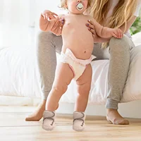 Newborn Winter Warm Snow Boots Non-Slip Soft Soled Walking Shoes Soft Bottom Non-Slip Cozy Thermal Wrap Booties 5