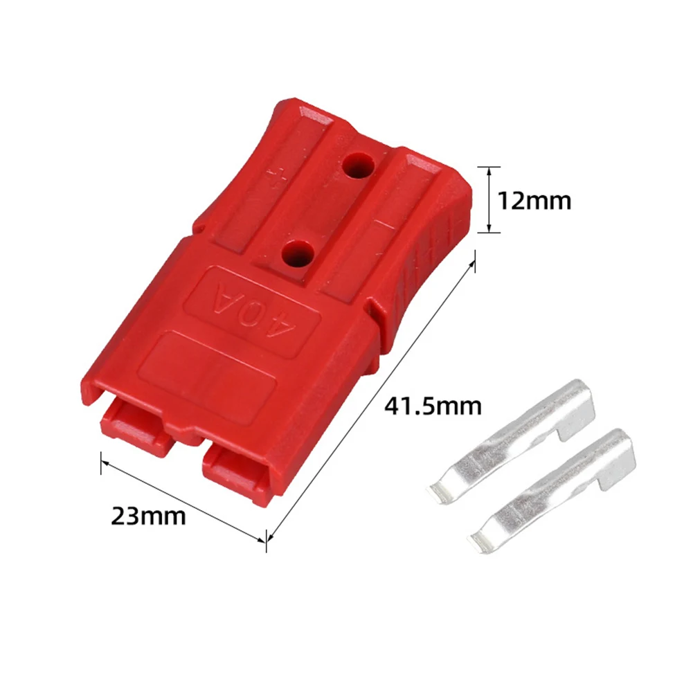 

Wire & Cable Connectors Connectors 2 Pieces 40A AC 600V AC Outlet Easy To Connect Insulation Protection Red/blue/gray Safe