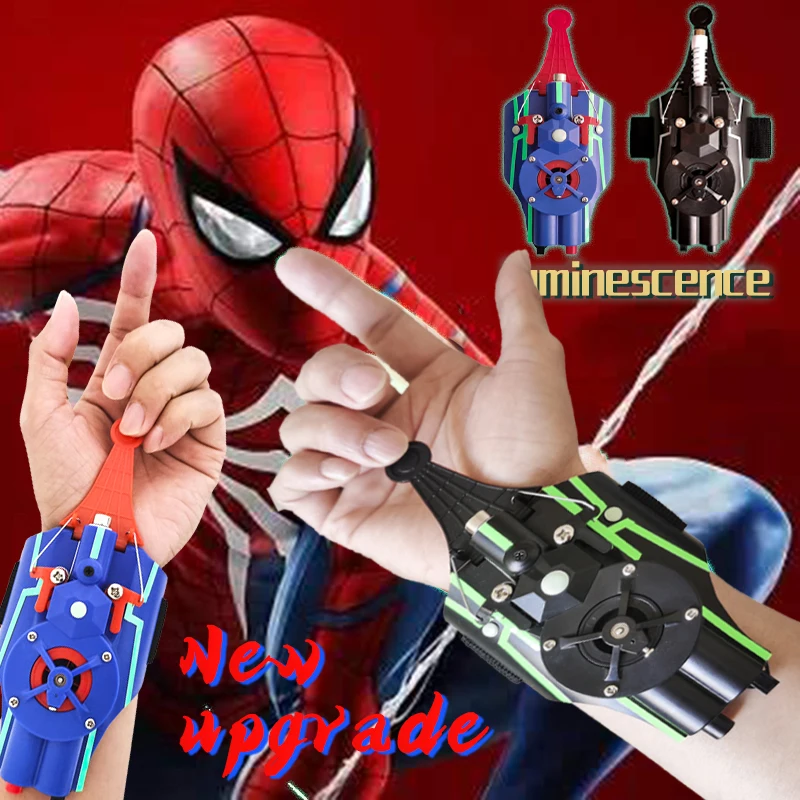 2023LuminousFullyAutomaticPeripheralSpidermanShootersSpider
