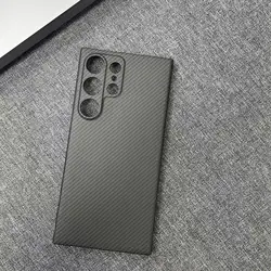 AKATIP Aramid Fiber Carbon Finish Magnetic Luxurious Shockproof Case - Galaxy S23 Ultra (600D Fine)