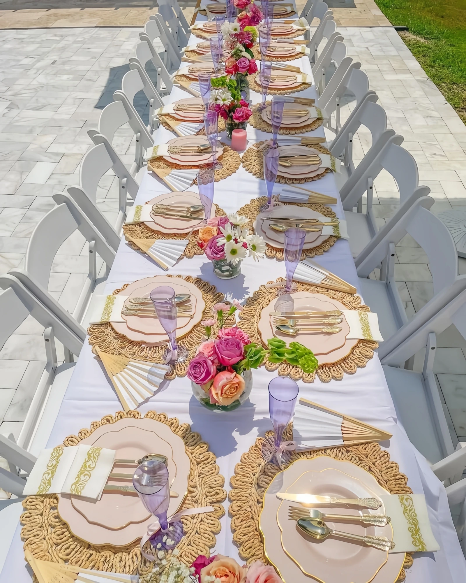 Mantel Individual tejido para boda, mantel individual de paja