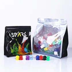 11mm*13mm 200pcs/Bag Spark Disposable Plastic Tattoo Ink Cup For Tattoo Skull Ink Cup