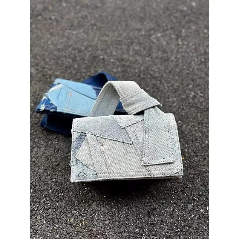 NEW Denim Single Shoulder Messenger Bags New Trend Fashion Portable Handbag Travel Versatile Crossbody Bags Commute Storage