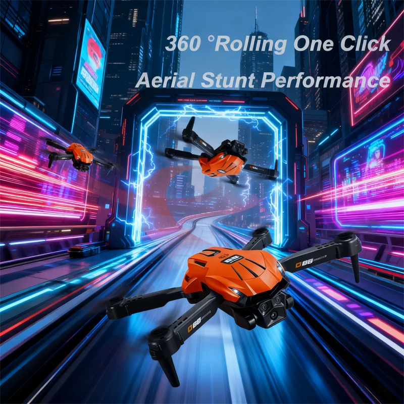 Drone D88 8K HD avec caméra, télécommande, jouet pliable pour adulte