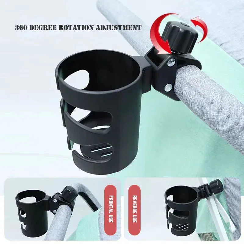 Baby Stroller Cup Holder 360 Degree Rotation Adjustment General Model