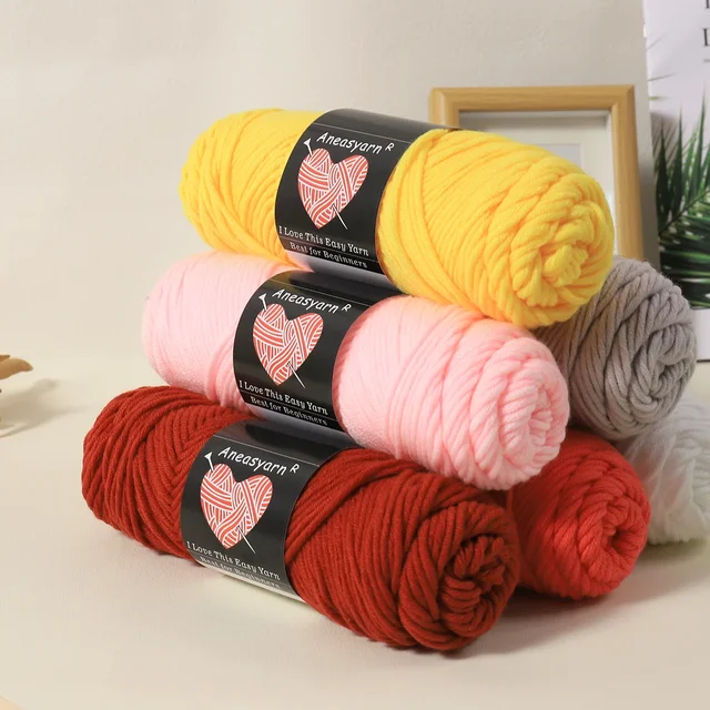 Hilo De Alpaca Multicolor En Ovillo De 100g - Ideal Para Tejer O Hacer Ganchillo, Suave Y De 3 Hebras