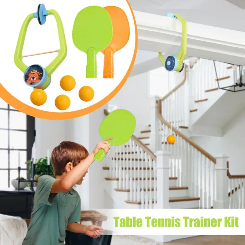 Door PingPong Game Adjustable Doorway Game Pingpong Trainer Door JamPingpong StarterKit Table Tennis Game Set